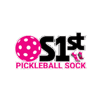 OS1st pickleball pickleball is life os1st sockswithpurpose Sticker