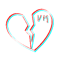 Broken Heart Sticker by Warner Music Latina