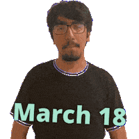 March 18 Sticker