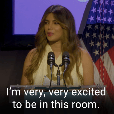 I'm very, very excited to be in this room.