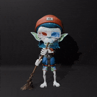 MoonApeLab clean up sweeping out of this world work mode GIF