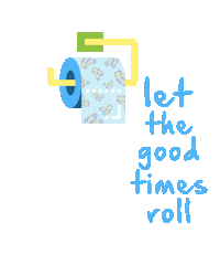 Toilet Paper Corona Sticker by Jefferies Socks