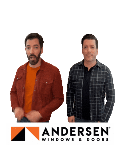 Drew And Jonathan Scott Sticker by Andersen Windows