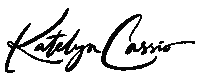 cassiomarketing black wiggle signature katelyn cassio Sticker