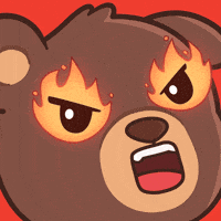 Angry Fire GIF by BEARISH