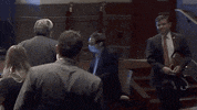 Bill Barr Elbow Bump GIF by GIPHY News