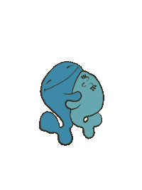 CLTcheeks love fish cuddle cheeks Sticker