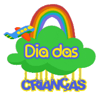 Kids Cloud Sticker by Bel Diniz