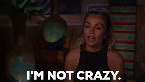 im not crazy season 5 GIF by Bachelor in Paradise