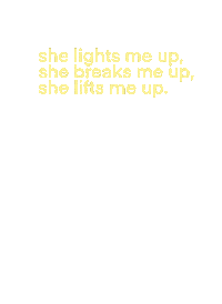 Daniellebrusco love movie yellow up Sticker