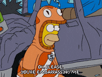 homer simpson laughing GIF