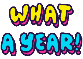 New Year What Sticker