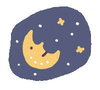 Good Night Sticker by Sara Maese