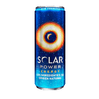 SolarPowerMx fuego energia Energy drink solar power Sticker