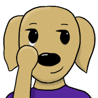Effectme93 dog clever cane cunning Sticker
