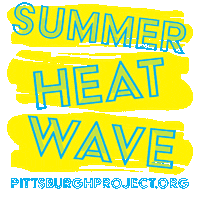 summer wave Sticker by The Pittsburgh Project