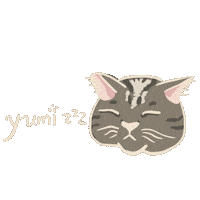 yumicatcat cat sleep yumi yumicatcat Sticker