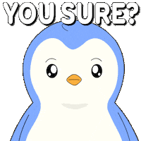 Confused Penguin Sticker by Pudgy Penguins