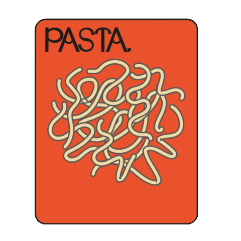 apertoestudio love food pizza italy Sticker