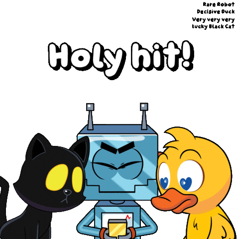Wo Black Cat Sticker by VeeFriends