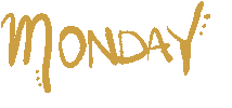 Monday Boho Sticker by Boheme Me