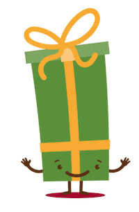 Christmaspresent Santagift Sticker