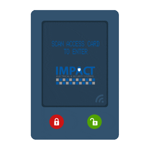 impactsecurity security impact electrical alarms Sticker