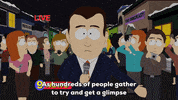 news crowd GIF by South Park 