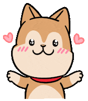 Shiba Inu Love Sticker by Ai and Aiko