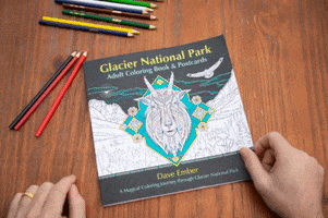 glacierconservancy coloringbook glaciernationalpark GIF