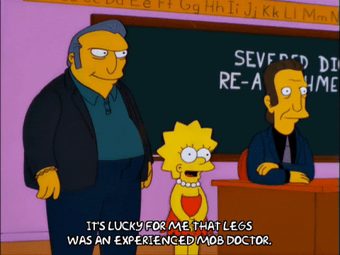 lisa simpson legs GIF