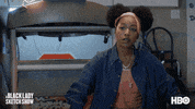 Staring Robin Thede GIF by A Black Lady Sketch Show