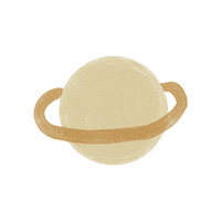 Planet Saturn Sticker