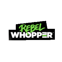 Whopper Sticker by BurgerKingUK