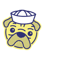 Dog Pug Sticker by Record Union