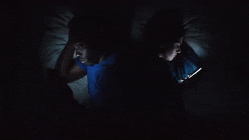 polyvinylrecords sad couple american football phones GIF