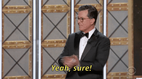 Stephen Colbert Emmys 2017 GIF by Emmys