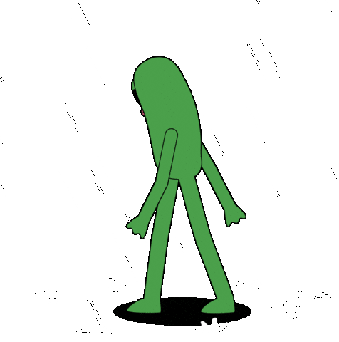 Raining Leave Me Alone Sticker by fwogs