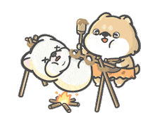 Shiba Sticker by Hi John