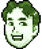 Happy Pixel Sticker