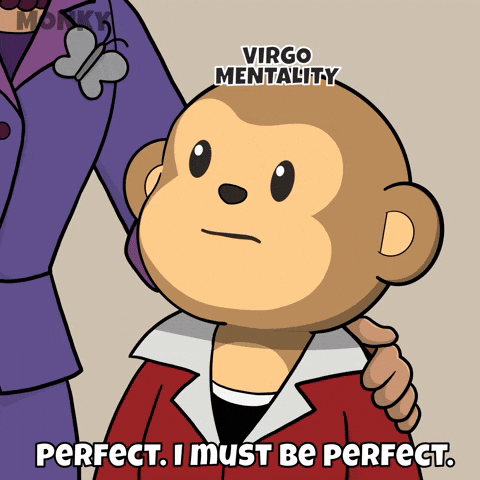 September Virgo GIF by Wise Monkey Meme