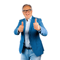 Hilbert_Makelaardij thumbsup deal sales makelaar Sticker