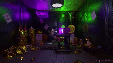 Bored Money GIF by Craig Blackmoore's Dreamaganda