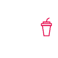 moo_oman happy food pink drinks Sticker