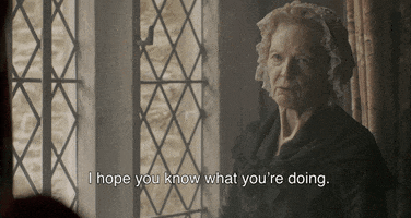 hope you know what you're doing aunt agatha GIF by MASTERPIECE | PBS
