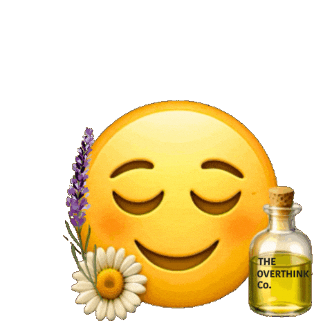 Overthink Sticker by Chrome Club HQ