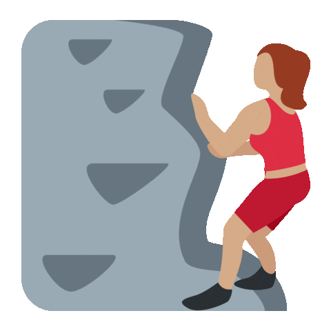 emojivid giphyupload woman emoji climbing Sticker