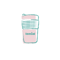 Heart Tea Sticker by INTEGR8