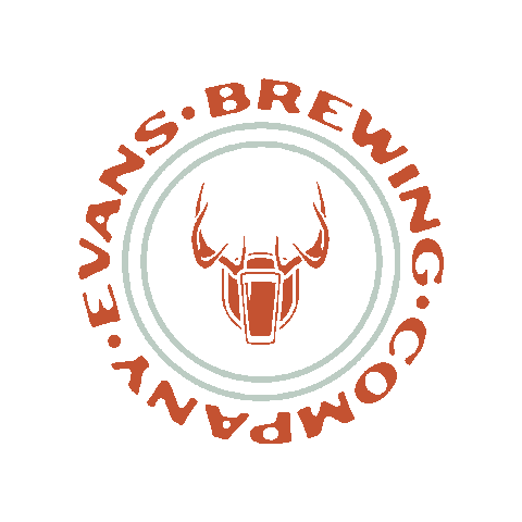 EvansBrewingCo giphygifmaker evans brewing co trophy beer logo Sticker
