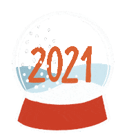 Snow Globe Sticker